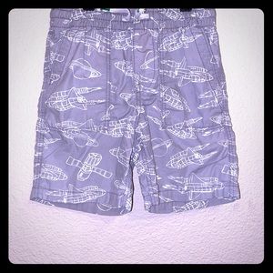 Boys Galaxy shorts, Baby Gap